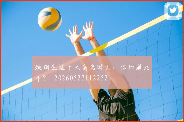 姚明生涯十大高光时刻，你知道几个？_20260527112252